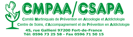 Logotype du CMPAA - Comité Martiniquais de Prévention en Alcoologie et Adictologie Centre de Soins, d'Accompagnement et de Prévention en Addictologie